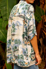 Hawaiian Kai Shirt // Beaded Makai