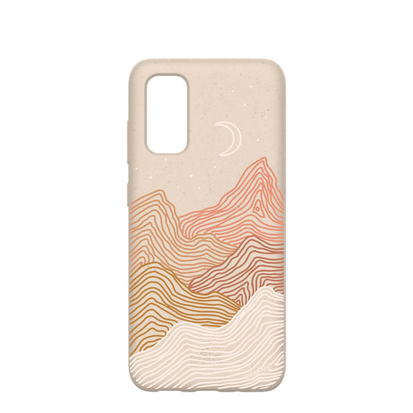 Seashell Pink Peaks Samsung Galaxy S20 Case