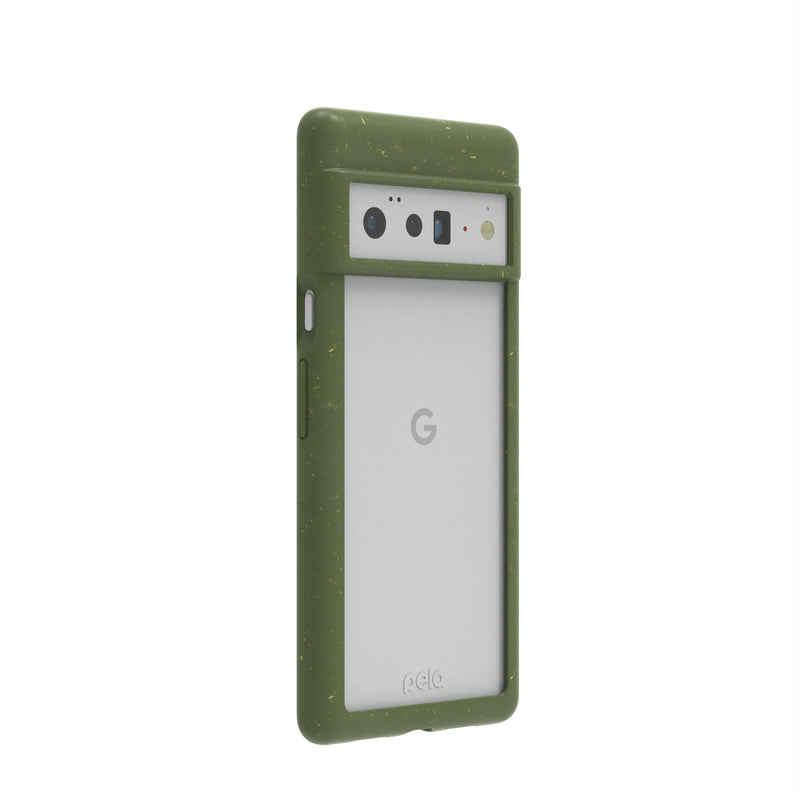Clear Google Pixel 6 Pro Case with Forest Floor Ridge