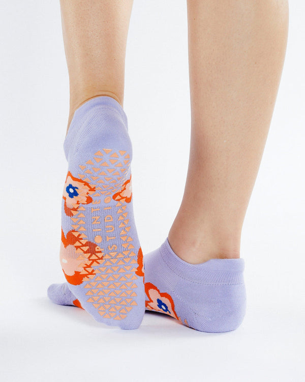 Socks Happy Full Foot Happy Grip Lavender