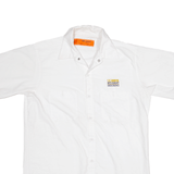 RED KAP Shirt White Worker Short Sleeve Mens M