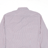 TOMMY HILFIGER Shirt Red Check Long Sleeve Mens L