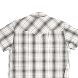 LEVI'S Black Check Short Sleeve Shirt Mens L