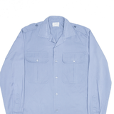 Blue Worker Long Sleeve Shirt Mens M