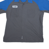 RED KAP Worker Shirt Grey Short Sleeve Mens XL