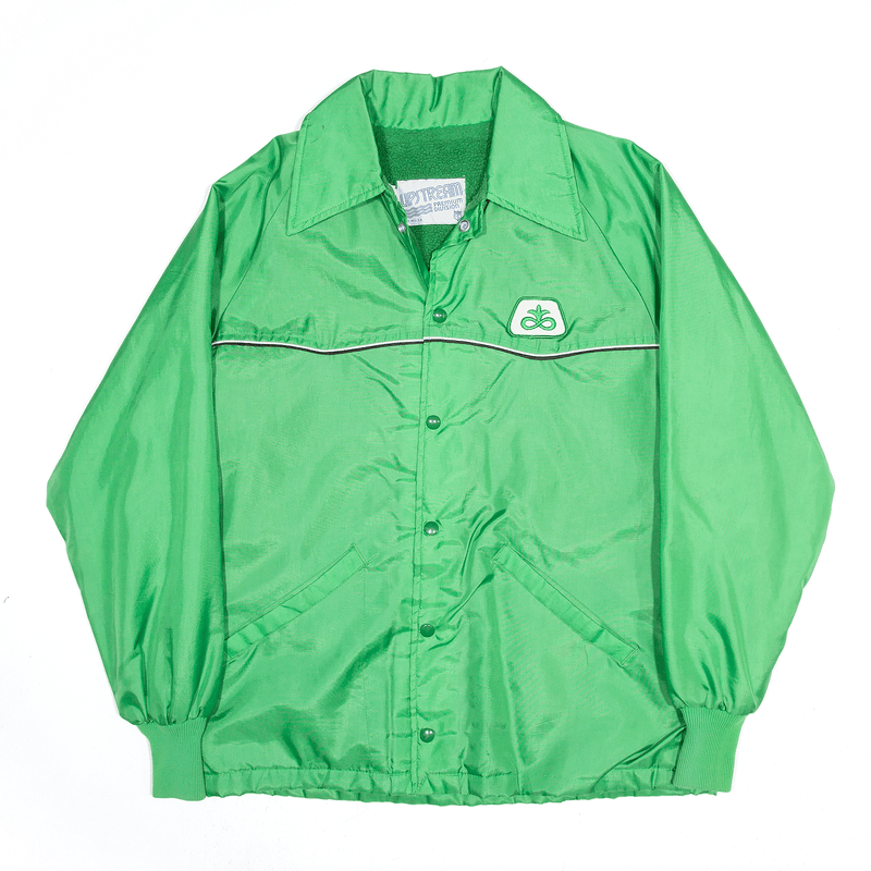 UPSTREAM PREMIUM DIVISION Green 90s Nylon Coach Jacket Mens M