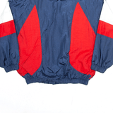 COOLEY SPORTSWEAR Patriots Blue 90s Lightweight Shell Jacket Mens L
