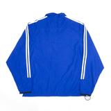 ADIDAS Christian Track & Field Blue Lightweight Pullover Jacket Mens M