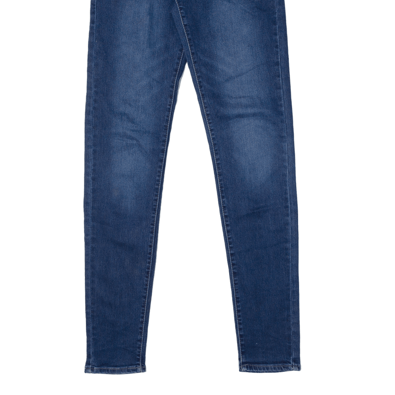 LEVI'S 710 Girls Jeans Blue Slim Skinny Denim Stone Wash W28 L31