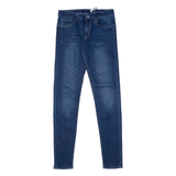 LEVI'S 710 Girls Jeans Blue Slim Skinny Denim Stone Wash W28 L31