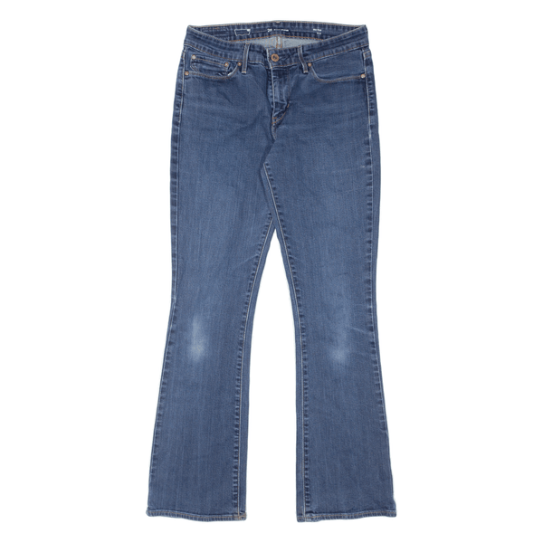 LEVI'S Mid Rise Womens Jeans Blue Slim Bootcut Denim W28 L30