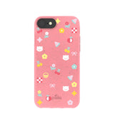Bubblegum Pink Pretty Picnic iPhone 6/6s/7/8/SE Case