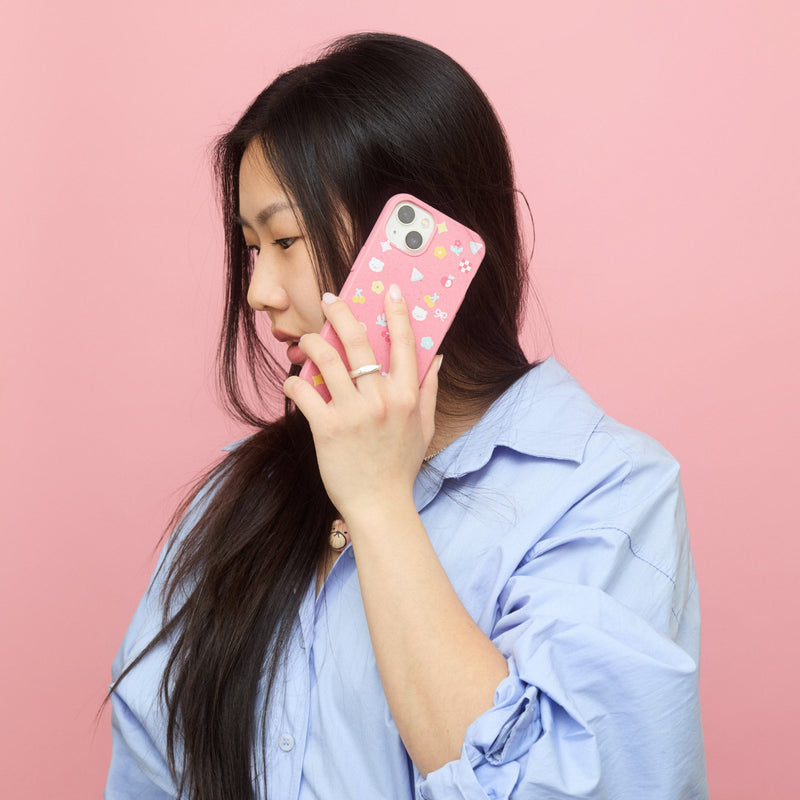 Bubblegum Pink Pretty Picnic iPhone 6/6s/7/8/SE Case