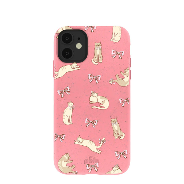 Bubblegum Pink Purrfection iPhone 11 Case