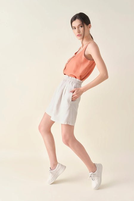 Paperbag Bermuda - Natural