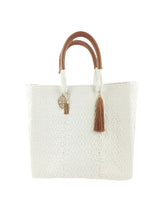 Hannah Resort Tote Bag - White Pearl