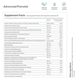 Advanced Prenatal Vitamins with Choline by Ovaterra