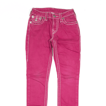 TRUE RELIGION Jeans Pink Denim Slim Skinny Womens W24 L29 – Cerqular