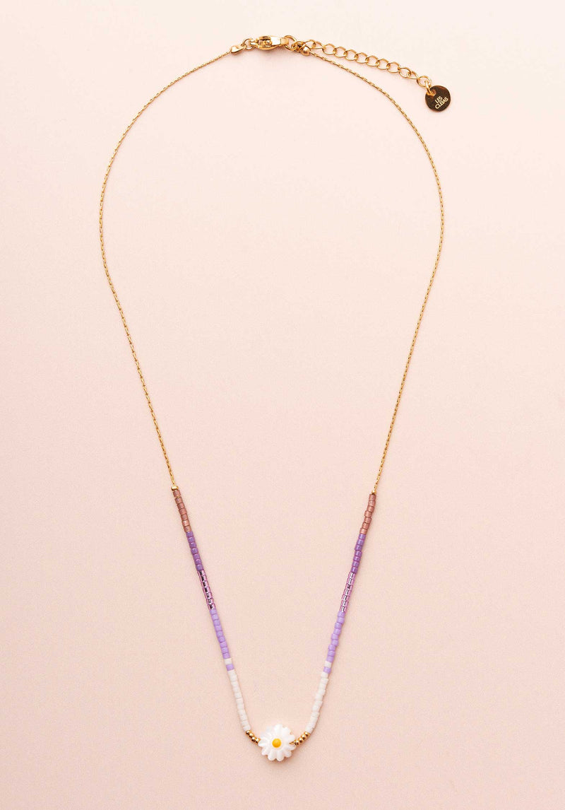 Necklace Paquerette Colli Violet