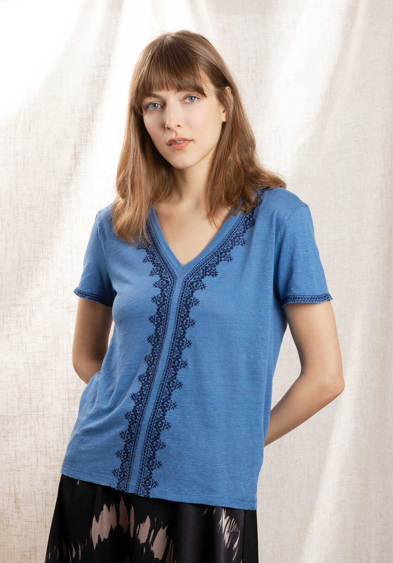 Adalia Tshirt 3evb01-v13252 Chambray