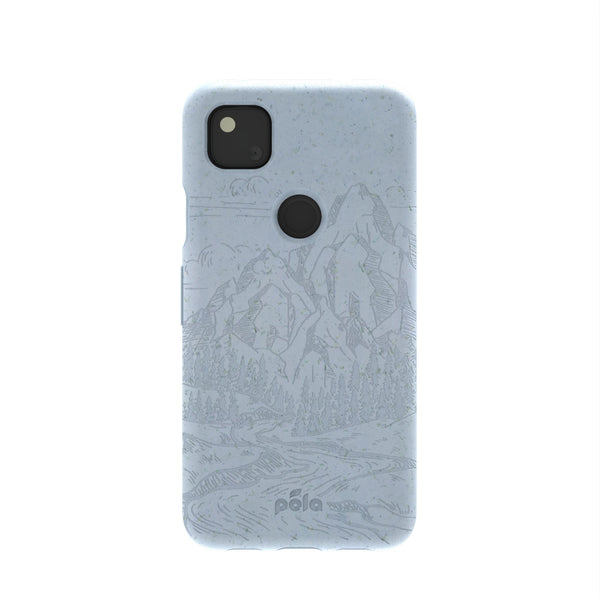 Powder Blue Rockies Google Pixel 4a Case