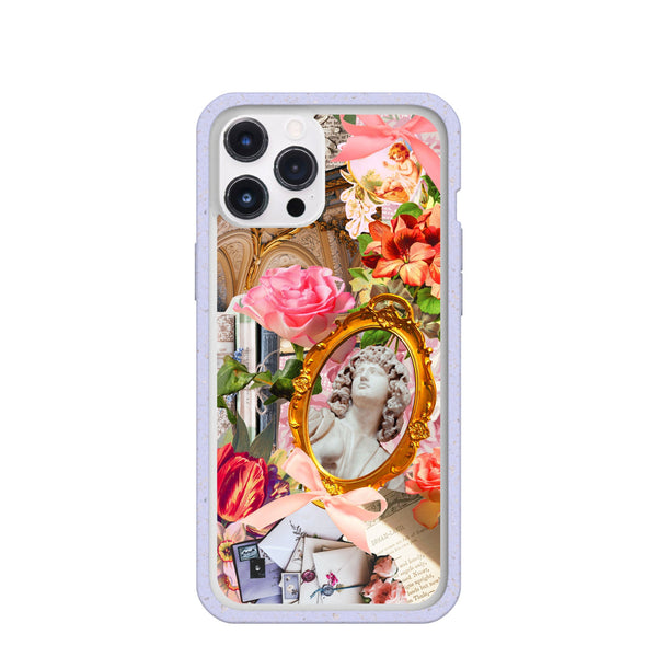 Clear Romanticized iPhone 12 Pro Max Case With Lavender Ridge