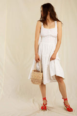 ROUJE Dress Allegra Blanc