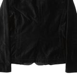 ARMANI Womens Blazer Jacket Black Velvet M