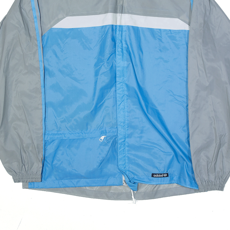ADIDAS Shell Jacket Blue Nylon Mens S
