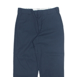 DICKIES Workwear Trousers Blue Regular Straight Mens W38 L30