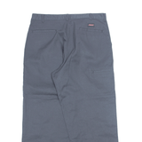 DICKIES Workwear Trousers Grey Regular Straight Mens W36 L30