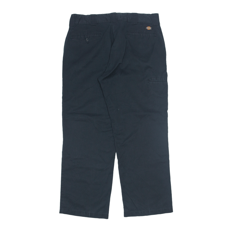 DICKIES Workwear Trousers Blue Relaxed Straight Mens W36 L30