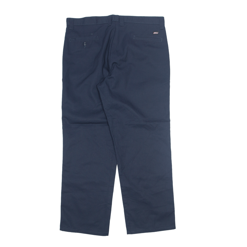 DICKIES Workwear Trousers Blue Regular Straight Mens W36 L30