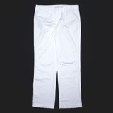 TOMMY HILFIGER White Regular Bootcut Trousers Womens W36 L33