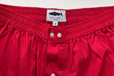 Red Cotton Boxer Shorts