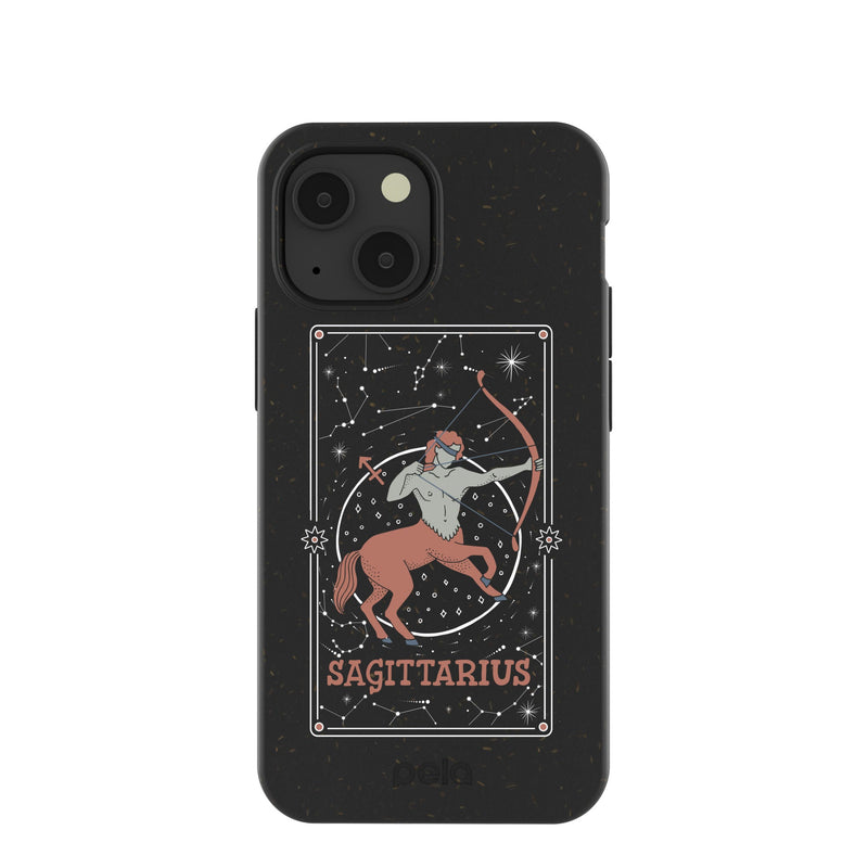 Black Sagittarius iPhone 13 Mini Case