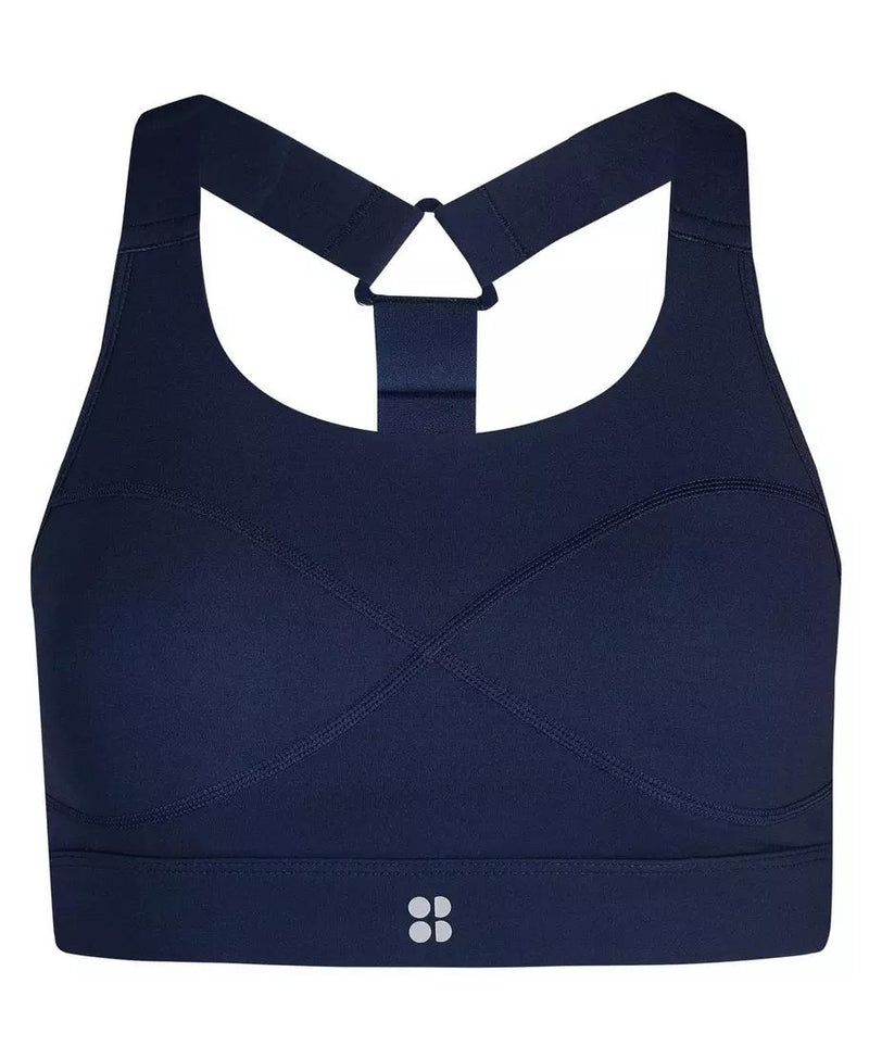 Power Medium Impact Sports Bra Sb8993 Navy-Blue