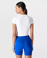 Athlete Crop Seamless Workout Sb8996 White