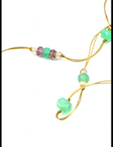 Necklace  Laly Chrysoprase-Pink