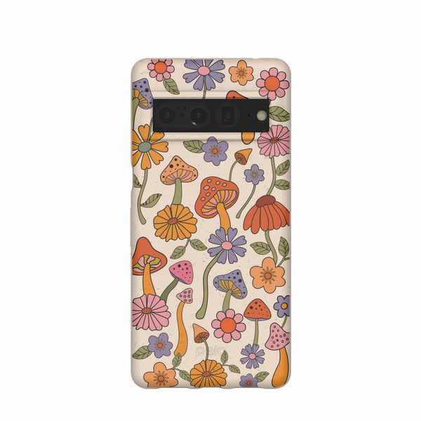 Seashell Shrooms and Blooms Google Pixel 7 Pro Case