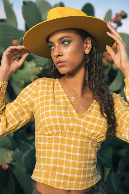 REBUTIA BLOUSE - YELLOW