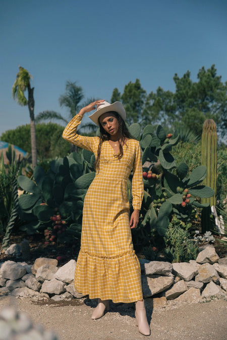 PLUMOSA DRESS - YELLOW