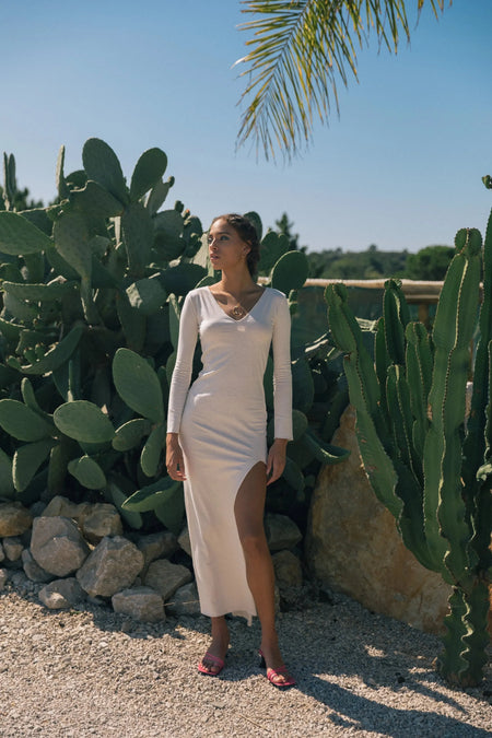 CRASSULA DRESS - ECRU