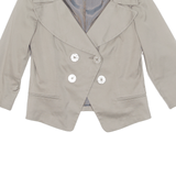 PIU & PIU Italy Bolero Style Blazer Jacket Grey Womens S