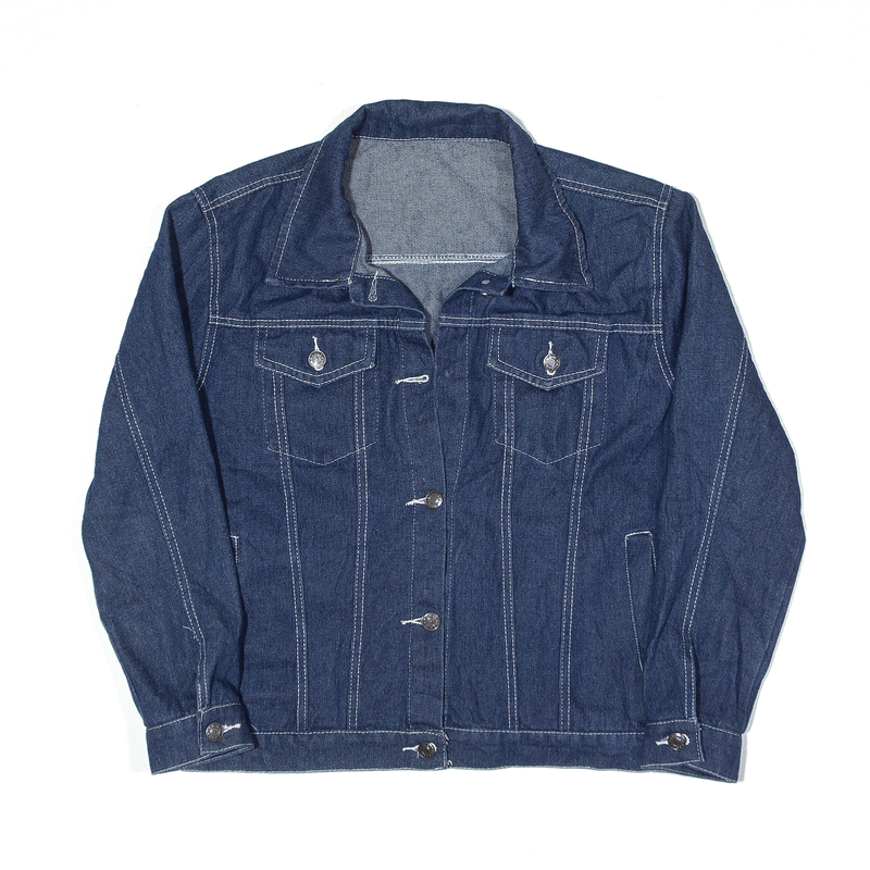 Jacket Blue Denim Womens M