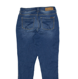 SEVEN7 High Rise Jeans Blue Denim Slim Skinny Stone Wash Mens W30 L29