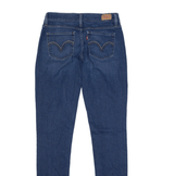 LEVI'S Low Waist 524 Jeans Blue Denim Slim Skinny Womens W28 L33