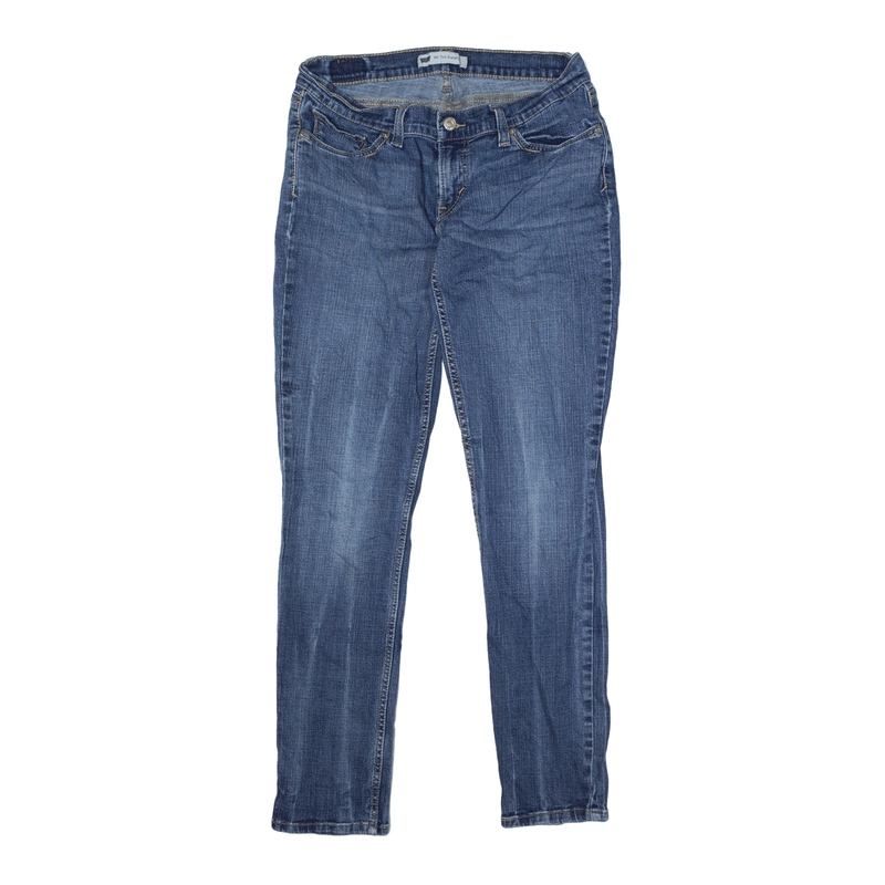 LEVI'S 524 Low Waist Jeans Blue Denim Slim Skinny Stone Wash Womens W30 L31