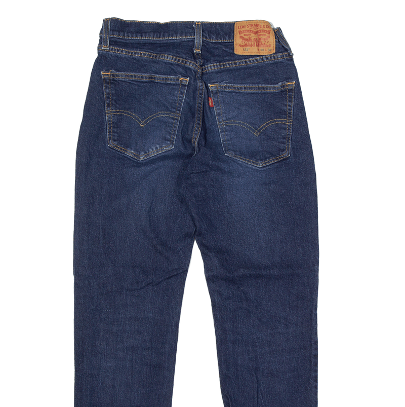 LEVI'S 531 Jeans Blue Denim Regular Skinny Stone Wash Mens W24 L29