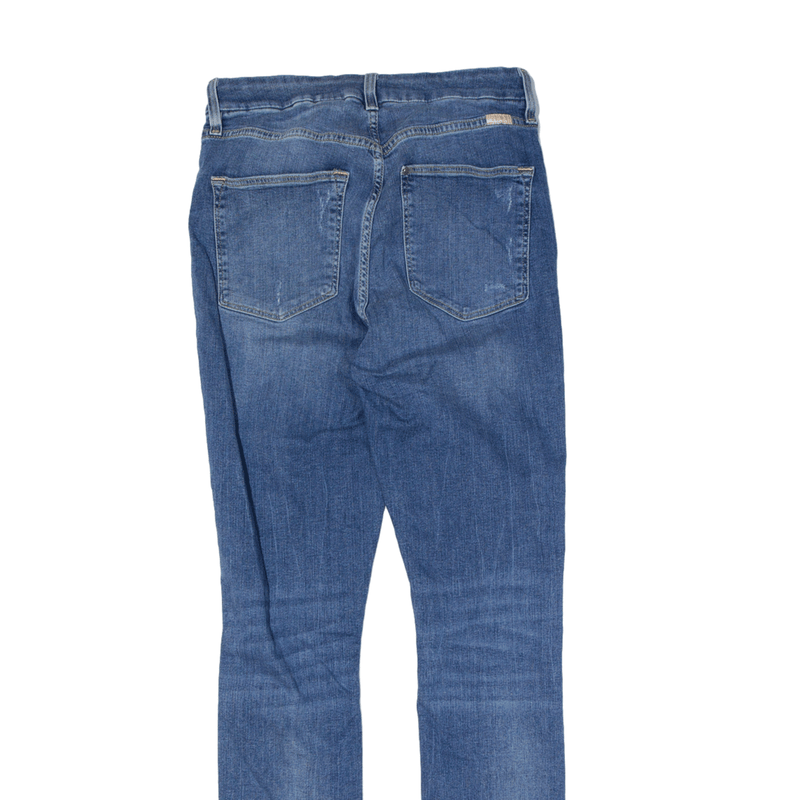 &DENIM Distressed High Waist Jeans Blue Denim Slim Skinny Stone Wash Womens W26 L28